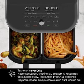 Изображение 4 Фритюрница Instant Vortex Plus Double Basket ClearCook