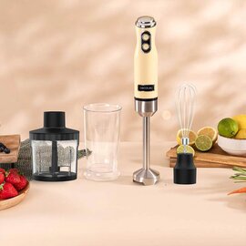 Зображення 5 Блендер Cecotec Power Retro 1200MAX Cream&Crush Yellow (CCTC-03941)