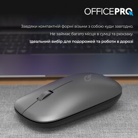 Зображення 6 Миша OfficePro M225G Silent Click Wireless Gray
