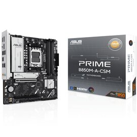 Зображення  Материнська плата Asus Prime B850M-A-CSM (sAM5, AMD B850)