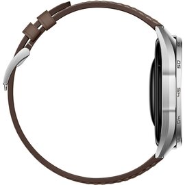 Зображення 3 Розумний годинник Huawei Watch GT 6 46mm Steel with Brown Composite Leather Strap (55020FTW) з