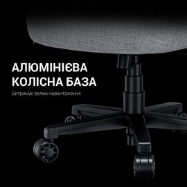 Зображення 6 Крісло Anda Seat Phantom 3 Pro Size L Dark Gray Linen Fabric (AD18YC-06-GB-F)