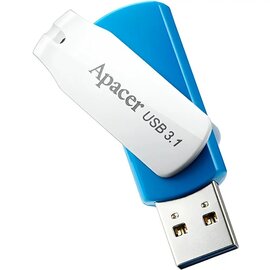 Изображение 2 USB флеш накопитель Apacer AH357 USB 3.1 128Gb Blue/White - AP128GAH357U-1