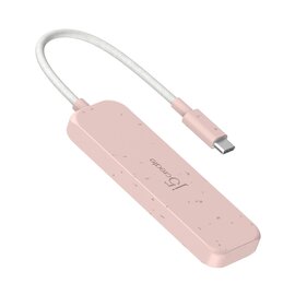 Зображення 3 USB Hub (хаб) J5create 4 USB-A Red (JCH341ER-N)
