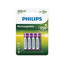 Изображение  Philips AAA/HR03 NI-MH 950 mAh BL 4шт