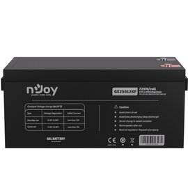 Зображення  Гелевий акумулятор Njoy GE25012KF, 12V 250Ah