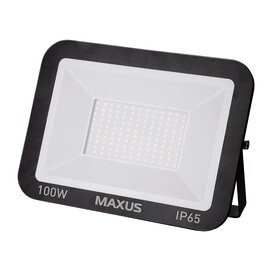 Зображення  Світлодіодний прожектор Maxus FL-01 100W, 5000K (1-MFL-01-10050)