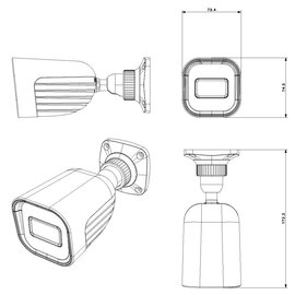 Зображення 4 IP Відеокамера Provision-ISR BSV-340SR3N-36 (3.6 мм)