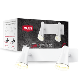 Зображення  LED світильник Maxus MSL-02W 2x4W 4100K White (2-MSL-20841-WW) на 8