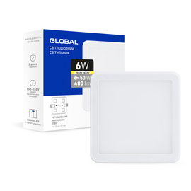 Изображение  Светодиодный LED светильник Global SP adjustable 6W, 3000K (1-GSP-01-0630-S)