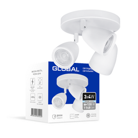 Зображення  LED світильник Global GSL-01C 12W 4100K White (3-GSL-11241-CW)