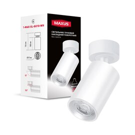 Зображення  LED світильник Maxus Spot Light Base GU10 White (1-MAX-SL-GU10-WH)