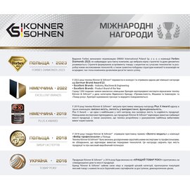 Зображення 6 Ланцюгова пила Konner&Sohnen KS CS1800-14 на 350