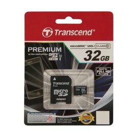 Зображення 3 Карта пам`яті Transcend microSDHC Class 10 32GB + SD адаптер - TS32GUSDHC10