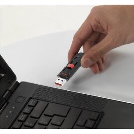 Зображення 4 USB флешка SanDisk Cruzer Glide Black/Red 64GB USB2.0 &mdash; SDCZ60-064G-B35