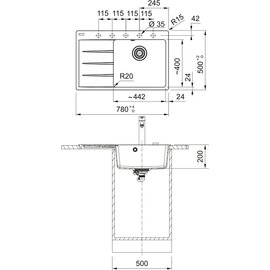 Зображення 2 Кухонна мийка Franke Centro CNG 611-78 TL (114.0630.477)