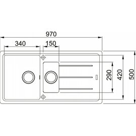 Зображення 2 Мийка для кухні Franke Basis BFG 651-97 (114.0720.002)