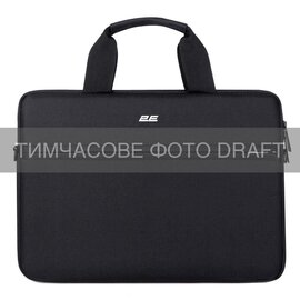 Зображення  Сумка для ноутбука 2E Slim Keeper (2E-CBT2385BK)