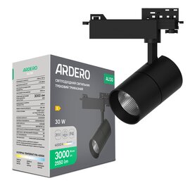 Зображення  LED світильник Ardero AL130 30Вт 4000K Black