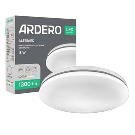 Зображення  LED світильник Ardero AL575ARD Silver 18Вт 5000K