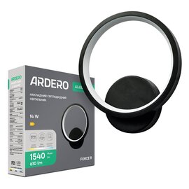 Зображення  Світлодіодний LED світильник Ardero AL6521-1ARD Force R 14Вт Black