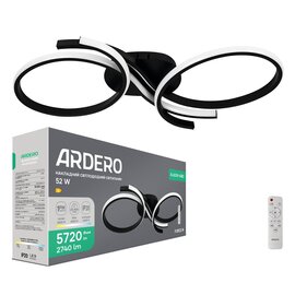 Зображення  Світлодіодний LED світильник Ardero AL6535-1ARD Force M 52Вт Black