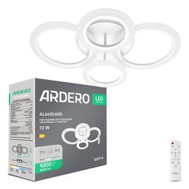 Зображення  LED світильник Ardero AL6450ARD SOFT R 72Вт White