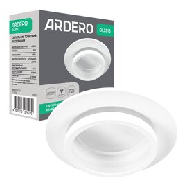 Изображение  Светодиодный LED светильник Ardero DL2815 White