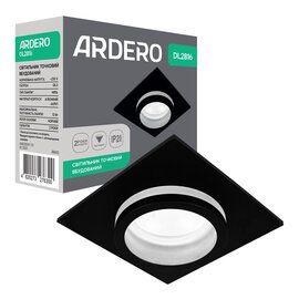 Изображение  LED светильник Ardero DL2816 Black Алюміній