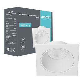 Зображення  LED світильник Ledcoin DL0395 White