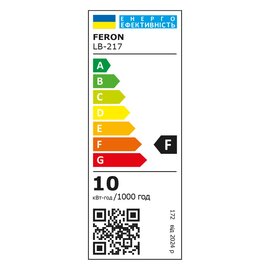 Зображення 2 Світлодіодна LED лампочка Feron LB-217 10Вт GU10 4000K