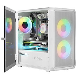 Зображення 2 Корпус LogicConcept Portos ARGB Mini White no PS (AM-PORTOS-20-0000000-0002)
