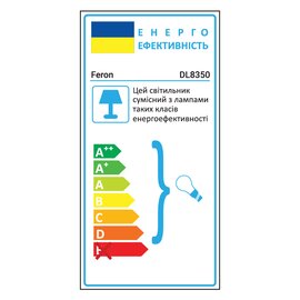 Зображення 3 LED світильник Feron DL8350 White
