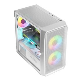 Зображення 4 Корпус LogicConcept Portos ARGB Mini White no PS (AM-PORTOS-20-0000000-0002)