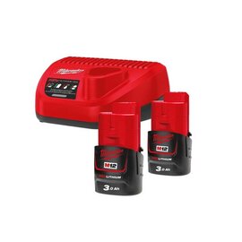Зображення  Акумулятор + зарядний пристрій Milwaukee NRG-302 (4933451902)