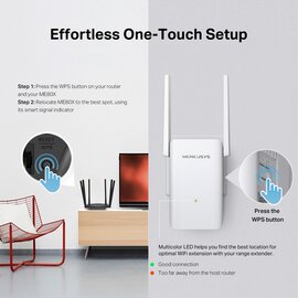 Зображення 6 Ретранслятор Wi-Fi Mercusys ME80X
