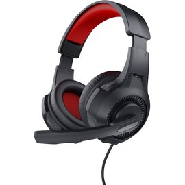 Зображення  Навушники Trust Gaming Headset Black/Red (24785) універсальні