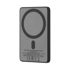 Зображення 2 Повербанк 2E Slim Wireless QI 5000mAh Grey (2E-PB0515-GREY)
