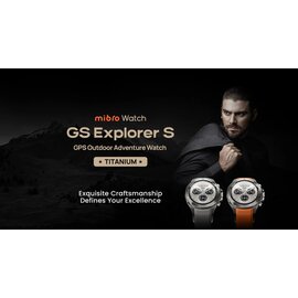 Зображення 2 Розумний годинник Mibro GS Explorer S 48mm Titanium-Silicone (XPAW023TS) з Bluetooth 5.3