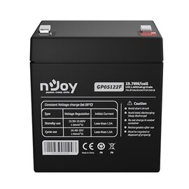Зображення  Свинцево-кислотний акумулятор Njoy GP05122F, 12V 5AH