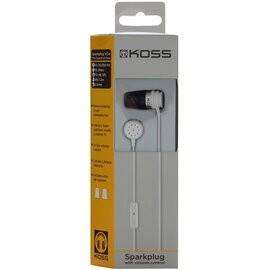 Зображення 3 Навушники Koss Sparkplug White (196833.101) для плеєра