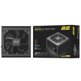 Зображення 6 Блок живлення 2E Gaming Solid Power Pro 650W (2E-SP650BRSMII-120)