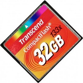 Зображення 2 Карта пам`яті Transcend CompactFlash 133x 32GB - TS32GCF133, Обсяг пам`яті: 48 Гб