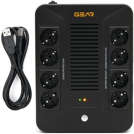 Зображення  ДБЖ Gear GU-850PLUS6