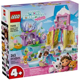 Зображення  Конструктор Lego Gabby`s Dollhouse Гора сладостей и сад Китти (11205)