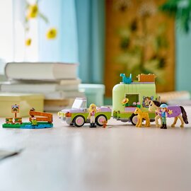Зображення 6 Конструктор Lego Friends Прицеп для коня и жеребенка (42695)