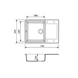 Зображення 6 Кухонна мийка Adamant Horizon Medium (4824296104413)