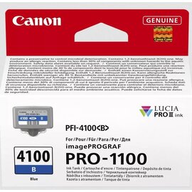Изображение  Картридж для принтеров Canon PFI-4100 imagePROGRAF PRO-1100 Blue (6786C001)