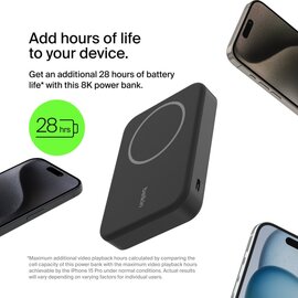 Зображення 2 Батарея мобільна Belkin 20000мАч 15Вт (BPB012BTGY)