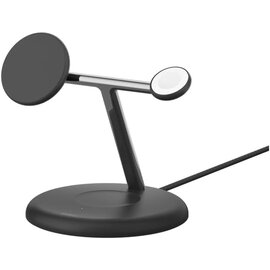 Зображення  Зарядний пристрій Belkin Magnetic Adjustable Pad Qi2 (WIZ023VFBK)
